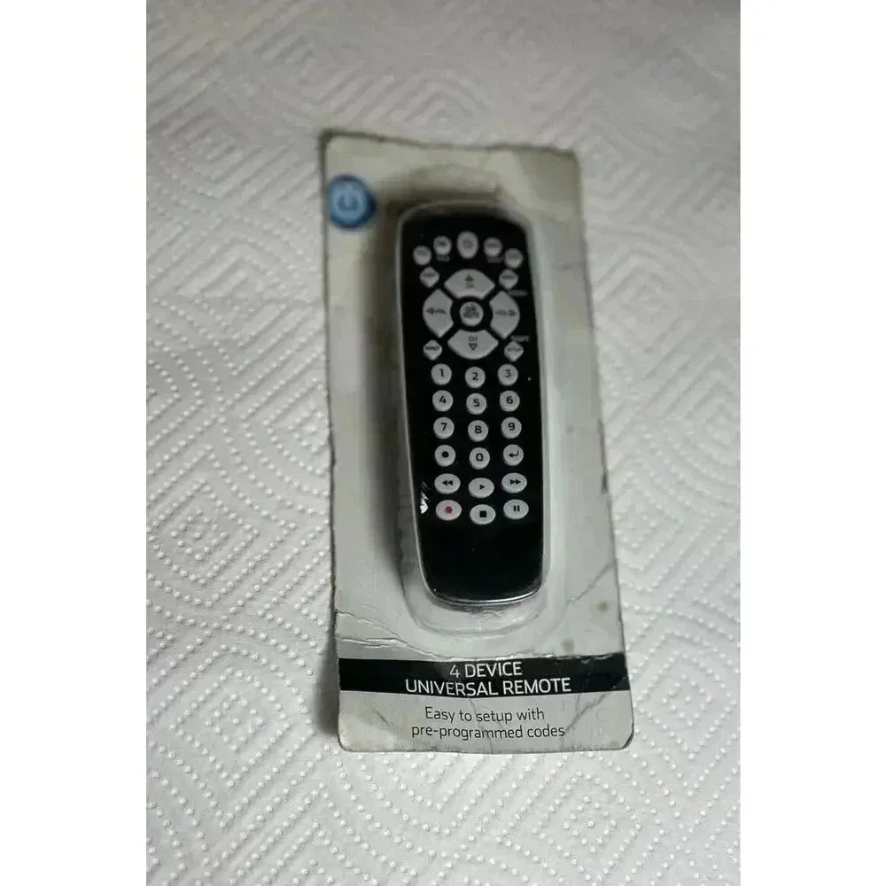 Onn 4 Device Universal Remote Control ONB13AV004 Easy Setup TV DVD Receiver NEW